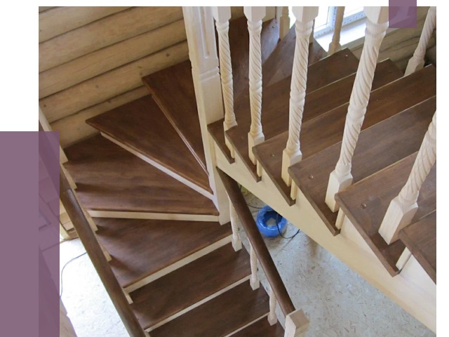 Реставрация деревянных лестниц в Горячем Ключе от 4340 руб.