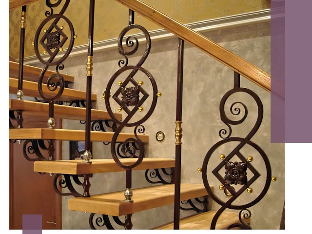 Изготовление кованых лестниц под ключ в Горячем Ключе