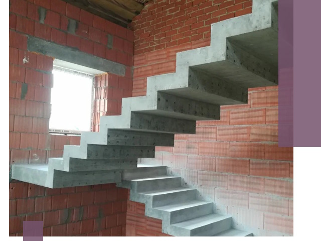 Бетонные лестницы под ключ в Горячем Ключе: монтаж, демонтаж, ремонт