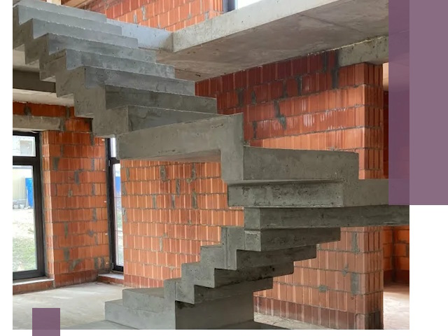 Изготовление бетонных лестниц под ключ в Горячем Ключе