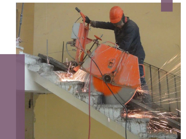 Демонтаж бетонных лестниц в Горячем Ключе от 4650 руб. за м2 | ПРОЛЁТ-Грч