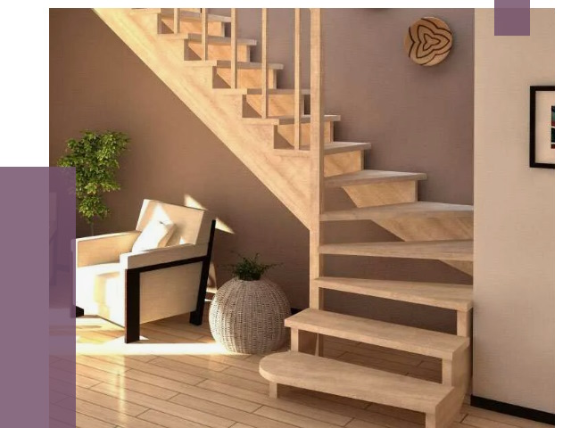 Изготовление Г-образных лестниц в Горячем Ключе от 19116 руб. 