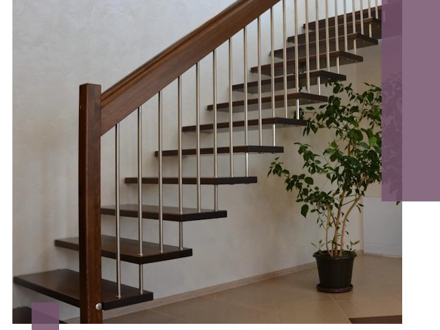 Лестницы на больцах под ключ в Горячем Ключе – изготовление и монтаж