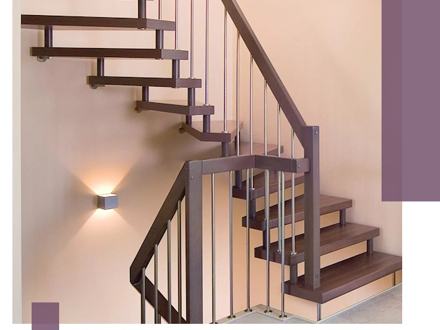 Изготовление лестниц на больцах в Горячем Ключе под ключ