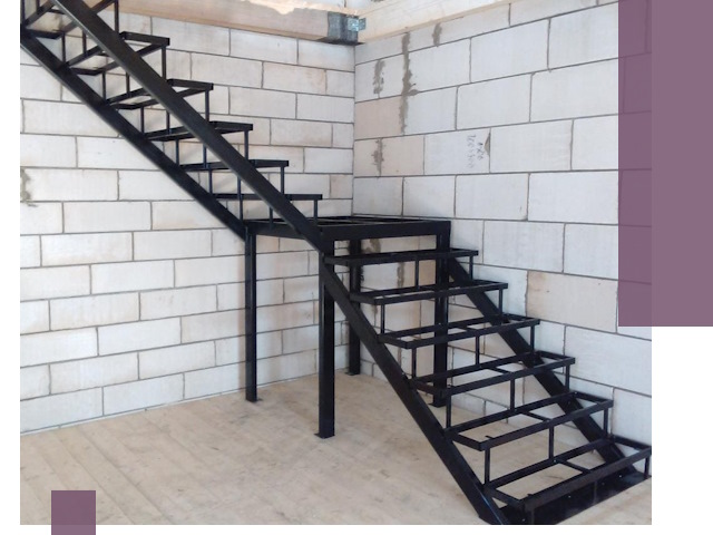 Лестницы на металлокаркасе под ключ в Горячем Ключе — изготовление и монтаж