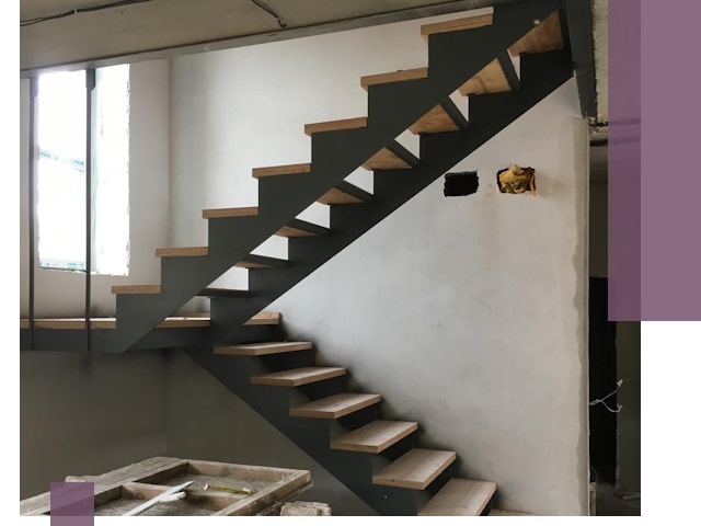 Изготовление лестниц на металлокаркасе в Горячем Ключе от производителя