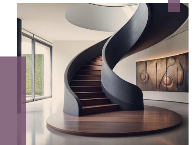 Элитные лестницы под заказ в Горячем Ключе от 191161 руб. — ПРОЛЁТ-Грч