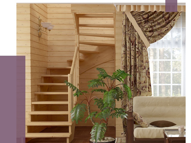 Лестницы для дачи в Горячем Ключе от 76723 руб.  | ПРОЛЁТ-Грч