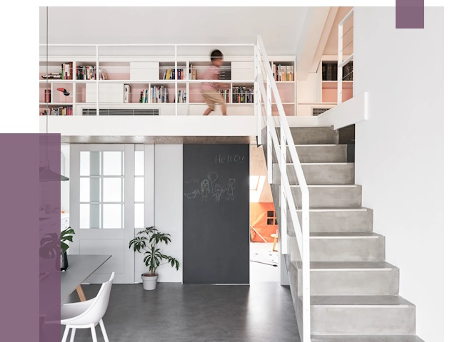 Лестницы для двухуровневой квартиры в Горячем Ключе от 178244 руб. | ПРОЛЁТ-Грч