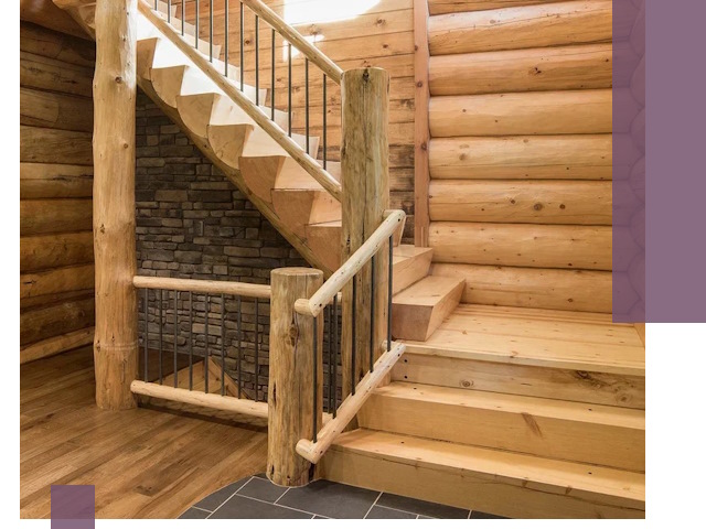 Лестницы в баню под заказ и профессиональный монтаж в Горячем Ключе