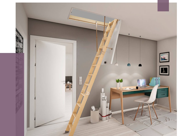 Чердачные лестницы в Горячем Ключе — от 14725 руб. | ПРОЛЁТ-Грч