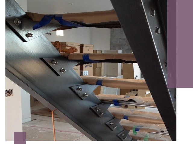 Усиление лестничных конструкций и усиление опор в Горячем Ключе