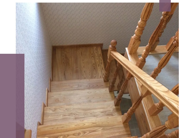 Сосновые лестницы в Горячем Ключе под ключ от 8163 руб.  | ПРОЛЁТ-Грч