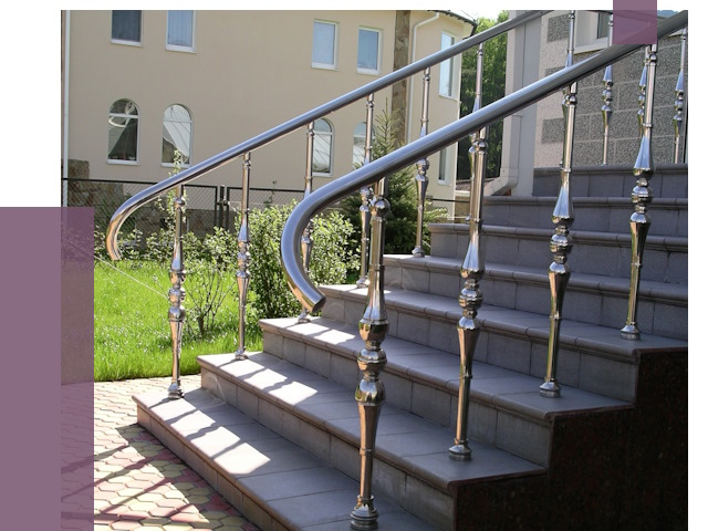 Перила для крыльца в Горячем Ключе от 10850 руб. — монтаж ПРОЛЁТ-Грч