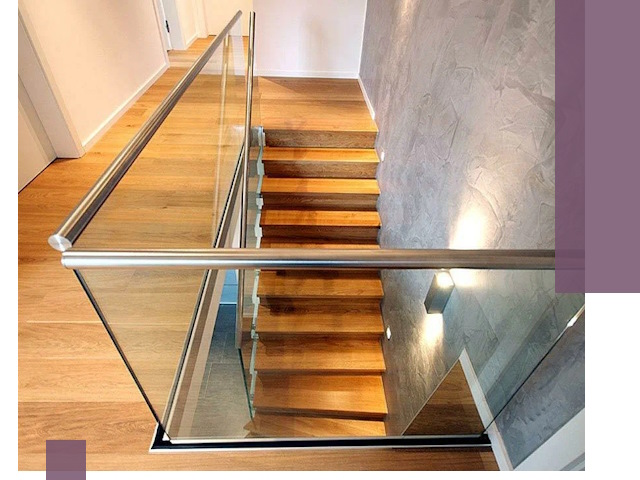 Перила для лестницы в доме — изготовление и монтаж в Горячем Ключе