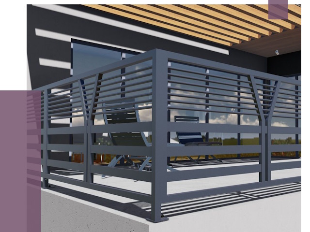 Изготовление балконных ограждений в Горячем Ключе от 10850 руб. | ПРОЛЁТ-Грч