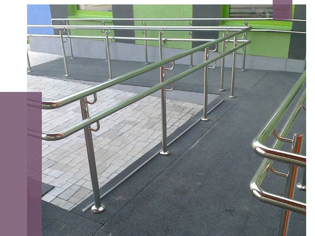 Ограждения пандусов в Горячем Ключе от 4392 руб. монтаж | ПРОЛЁТ-Грч
