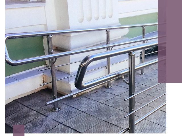 Ограждения пандусов из металла и нержавейки в Горячем Ключе