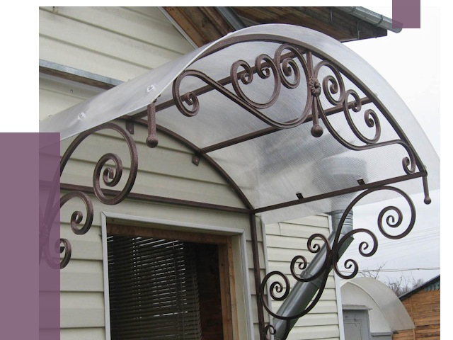 Изготовление козырьков в Горячем Ключе от 7440 руб. — заказать | ПРОЛЁТ-Грч