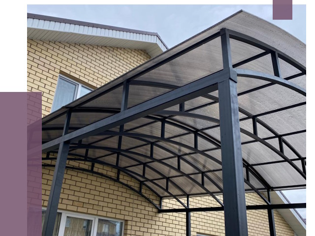 Монтаж козырьков в Горячем Ключе от 11625 руб. | ПРОЛЁТ-Грч