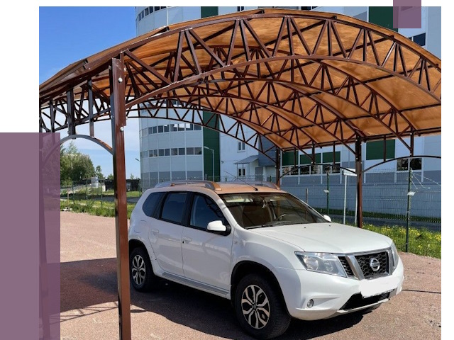 Недорогие навесы в Горячем Ключе от 43399 руб.  | ПРОЛЁТ-Грч