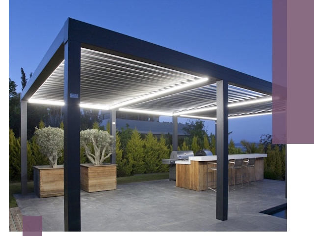 Навесы отдельно стоящие под ключ в Горячем Ключе из металла и поликарбоната