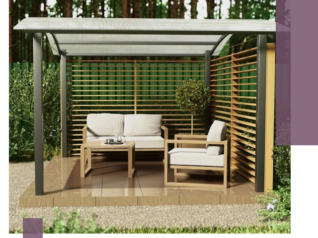 Навесы для дачи в Горячем Ключе: изготовление, монтаж и демонтаж