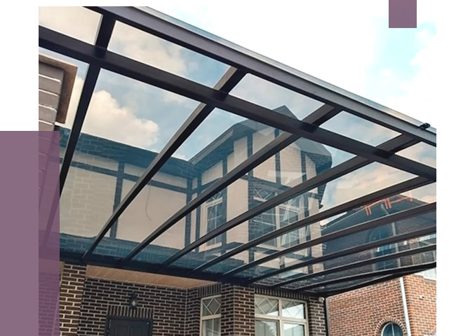 Навесы из поликарбоната в Горячем Ключе от 8700 руб. под ключ — ПРОЛЁТ-Грч