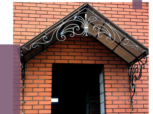 Металлические козырьки в Горячем Ключе от 10798 руб. 