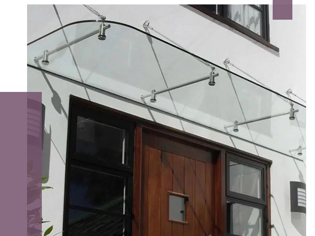 Стеклянные козырьки в Горячем Ключе от 19116 руб. | ПРОЛЁТ-Грч