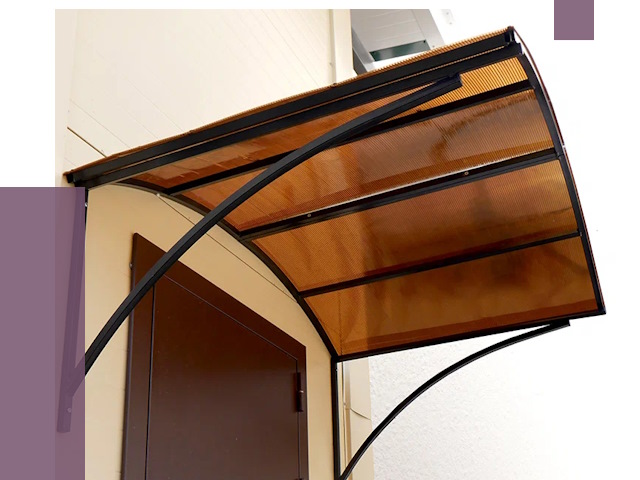 Недорогие козырьки в Горячем Ключе от 7667 руб.  | ПРОЛЁТ-Грч