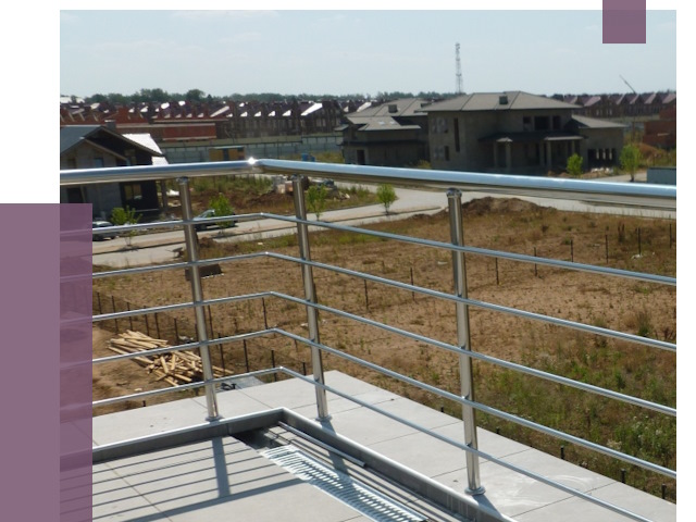 Парапеты из нержавеющей стали в Горячем Ключе от 8060 руб. за м² | ПРОЛЁТ-Грч