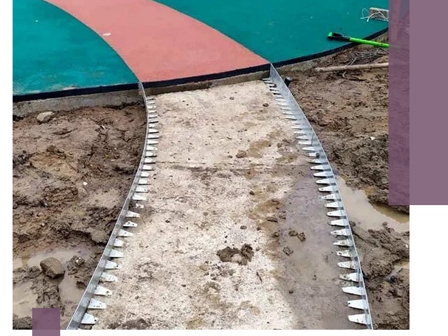 Металлические бордюры для дорожек в Горячем Ключе — монтаж и изготовление