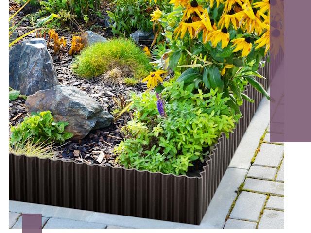 Металлические бордюры для клумб в Горячем Ключе — производство и монтаж