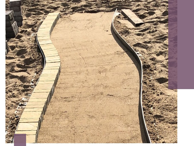 Металлические бордюры для тротуаров в Горячем Ключе — прочные и долговечные