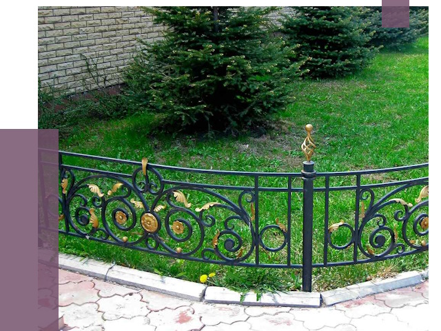 Кованые газонные ограждения в Горячем Ключе от 7698 руб. — ПРОЛЁТ-Грч