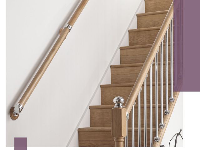 Пристенные поручни из стали и нержавейки под монтаж в Горячем Ключе